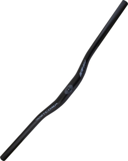Volan čelik 31.8x640mm rise 30mm b.sw 5 deg siva vit comp ( 3832071 )