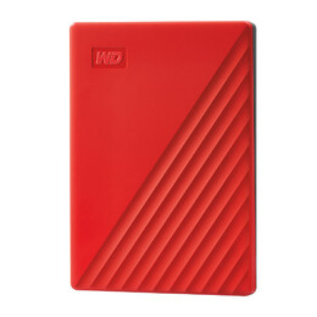 WD external HDD 2TB, USB3.2 Gen 1 my passport, red ( WDBYVG0020BRD-WESN )