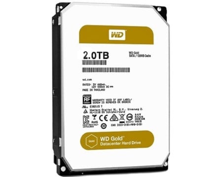 WD WD2005FBYZ 2TB 3.5" SATA III 128MB 7.200 Gold hard disk