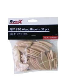 Womax tipla drvena "keks" PLW br.10 50kom ( 0104053 )