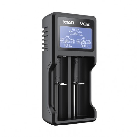XTAR USB punjač baterija 1/2 sa displejom ( XTAR-VC2 ) - Img 1