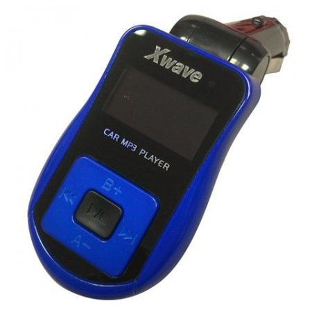 Xwave FM transmiter BT64 blue SD/USB + daljinski - Img 1
