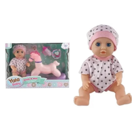 Yala baby, lutka, set, beba sa ponijem, YL2215B ( 858323 ) - Img 1
