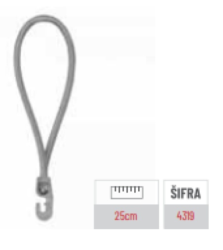 Zatezac kuka 25cm bch3-0425gy-e ( 4319 )