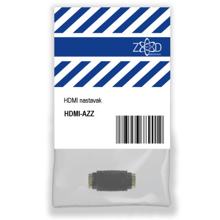 Zed electronic HDMI nastavak, pozlaćeni konektori - HDMI-AZZ - Img 1