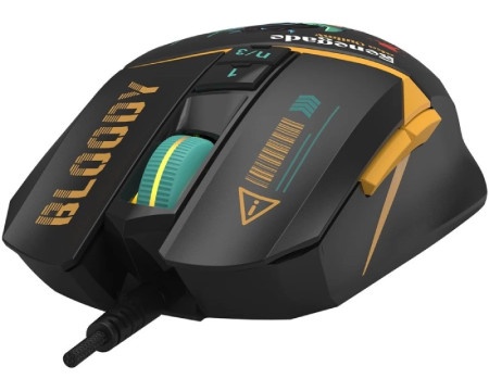 A4 tech W63 Max Bloody RGB Gaming Renegade Midnight miš