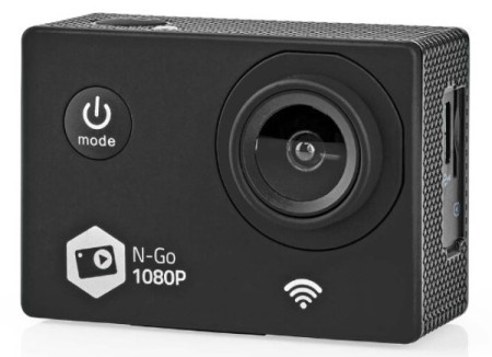 ACAM21BK Nedis 12Mpix HD action kamera, 1080p@30fps/ sa vodootpornim kucistem WIFI, Android