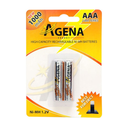 Agena punjive baterije AAA 1000 mAh ( AAA-1.2V/1000mAh ) - Img 1