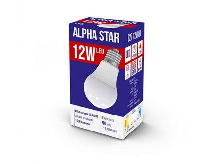 Alpha Star ECO Led Sijalica E27 -12W 220V Hladno Bela 6400K ( E27 12W HB ) - Img 1