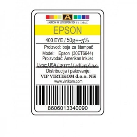 American Inkjet Epson ZUTA 400EYE/T66440/T67340/T67440/ECO-TANKS (30ET6644/Z)-1