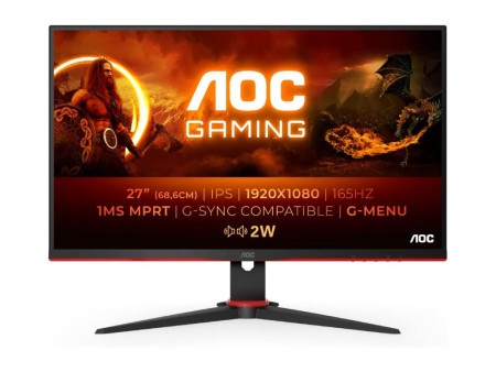 Aoc 27g2spae/bk ips/1920x1080/165hz/1ms mprt/vga,hdmi,dp/gsync,freesync/zvucnici/crni Monitor 27" ( 23051 )