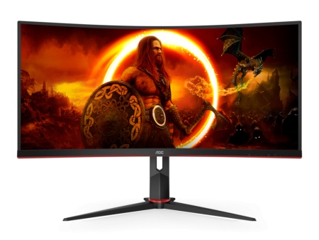 Aoc cu34g2xp/bk 34"/va,zakrivljen,21:9/3440x1440/180hz/1ms gtg/hdmix2,dpx2,usb/freesync/crna monitor ( CU34G2XP/BK )