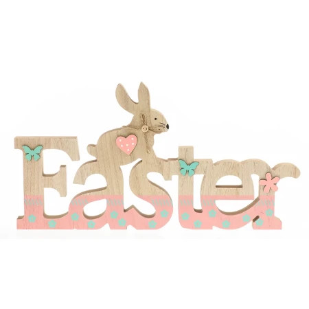 April, uskršnja dekoracija, drvena, zec , Easter 42x2,5x22cm ( 734006 )
