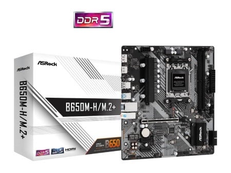 ASRock B650M-H/M.2+/AM5 Matična ploča ( 90-MXBMS0-A0UAYZ )