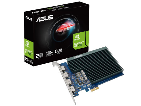 Asus NVD/2GB/GDDR5/64bit/crna grafička kartica grafička kartica ( GT730-4H-SL-2GD5 ) - Img 1