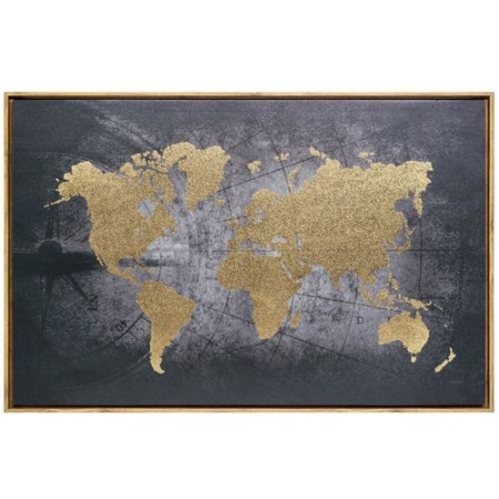 Atmosphera slika sa ramom na platnu world 58x88 cm mdf e1/polister ( 162269 )