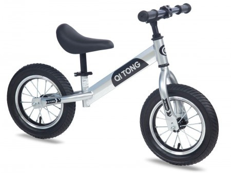 Balance bike 12" QITONG srebrna/crna ( 540208 )