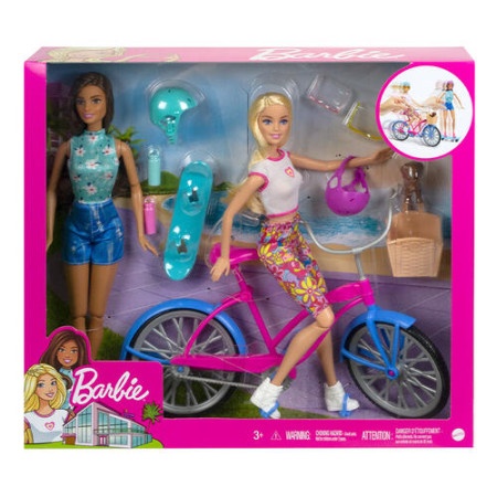 Barbie set sa biciklom I skejtom ( HJY84 )