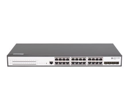 Bdcom S2900-24P4X switch 24 x Gigabit PoE+, 4 x 10G SFP+ L3-lite ( 5207 )