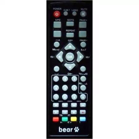 Bear 202 Daljinski upravljač za digitalni risiver DVB-T2 -1