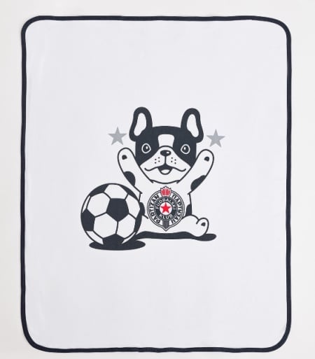 Bebi pamucni pokrivac partizan 80x90 ( 3181-buldog )   -1