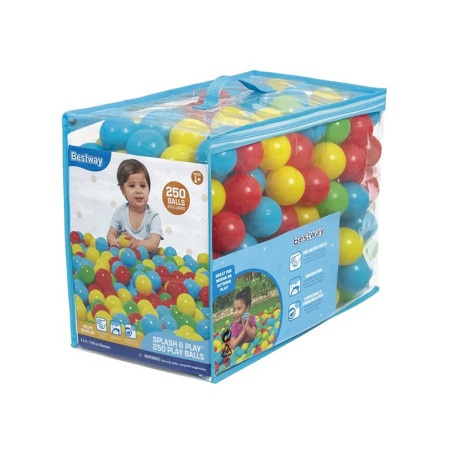 Bestway 52649 Šarene plastične loptice 250kom Splash & Play