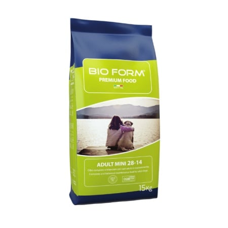 Bio form premium hrana za pse 15 kg dog adult mini 28/14 ( 62236 )