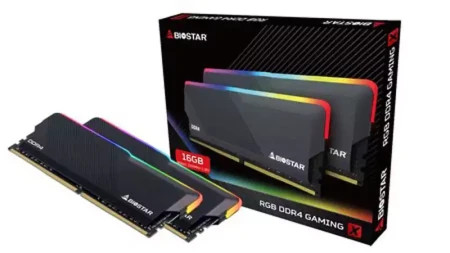 Biostar memorija DDR4 16GB 2x8GB 3200MHz RGB gaming - Img 1