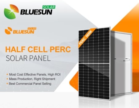 BlueSun Solarni panel Monokristalni, half cell, 565W