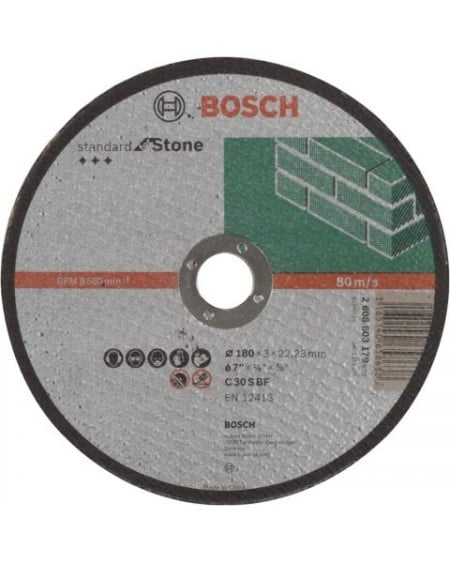 Bosch 2608603179 rezna ploča ravna Standard for Stone C 30 S BF, 180 mm, 22,23 mm, 3,0 mm  ( 2608603179 )-1