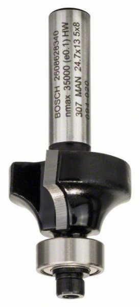 Bosch glodala za zaobljavanje 8 mm, R1 6 mm, L 13,2 mm, G 53 mm ( 2608628340 )