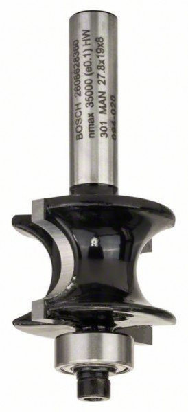 Bosch glodalo polovičnog štapa 8 mm, R1 6 mm, L 19 mm, G 63 mm ( 2608628360 )