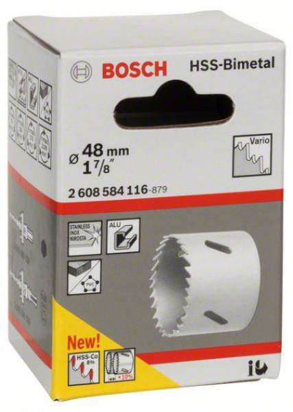 Bosch testera za otvore HSS-bimetal za standardne adaptere 48 mm, 1 7/8&quot; ( 2608584116 ) - Img 1