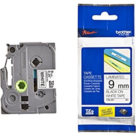 Brother tz2-221 9mm black on white traka za labeliranje ( 44899 )