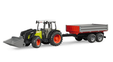 Bruder Traktor Claas sa kašikom i prikolicom ( 21122 )