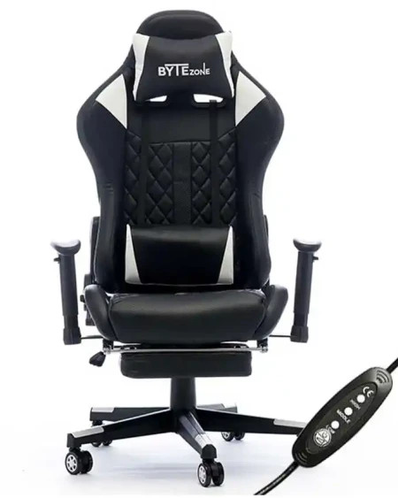 ByteZone CARBON gaming stolica crno/bela