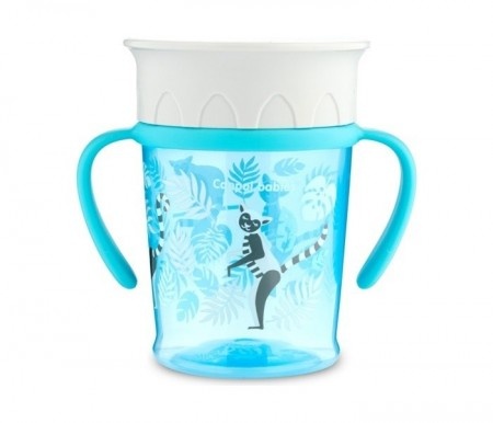 Canpol baby solja 6m+ &quot;jungle&quot; - 400ml - turquoise ( 56/504_tur )-1