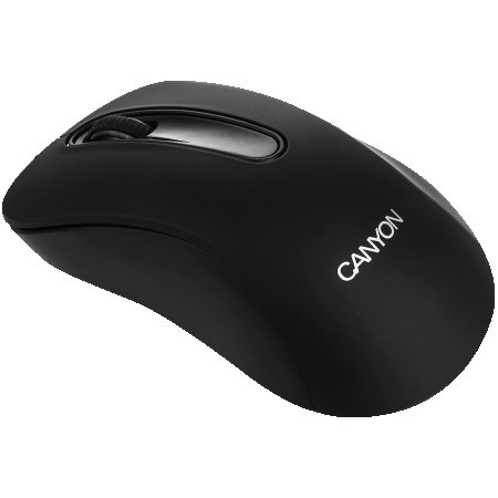 Canyon babone wired optical mouse with 3 buttons, 1200 DPI optical technology for precise tracking, black,cable length 1.5m, 108*65*38mm, 0
