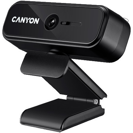 Canyon C2N 1080P full HD 2.0Mega fixed focus webcam with USB2.0 connector, 360 degree rotary view scope, built in MIC, Resolution 1920*1080 - Img 1