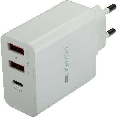 Canyon H-08 universal 3xUSB AC charger (in wall) ( CNE-CHA08W )