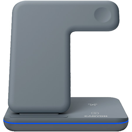 Canyon WS-303, 3in1 wireless charger dark grey ( CNS-WCS303DG )