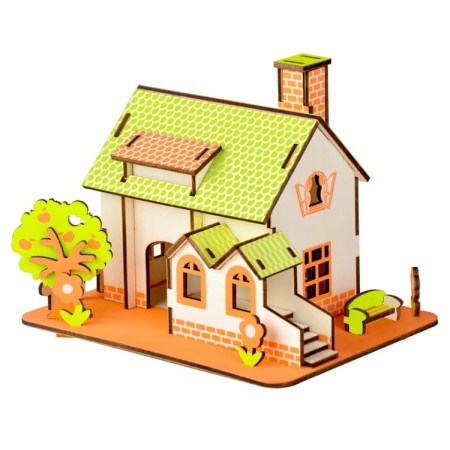 Čarolijashop 3d eko drvena slagalica - ZELENA BAJKA ( 1206)