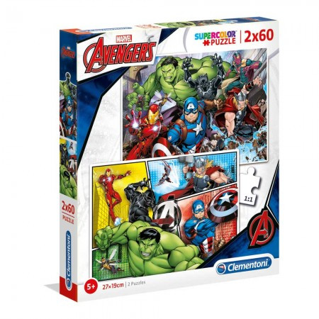 Clementoni puzzle 2x60 avengers - 2019 ( CL21605 )