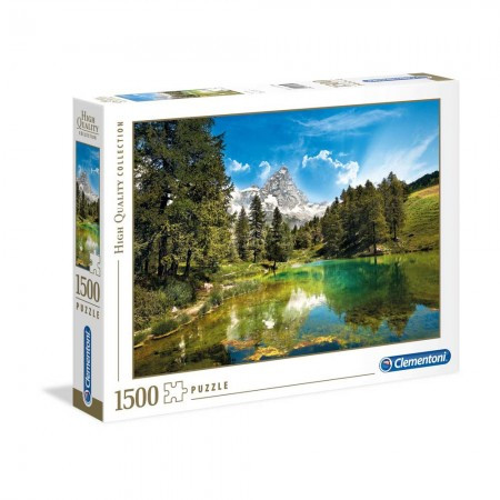 Clementoni puzzle pzl 1500 hqc blue lake ( CL31680 ) - Img 1