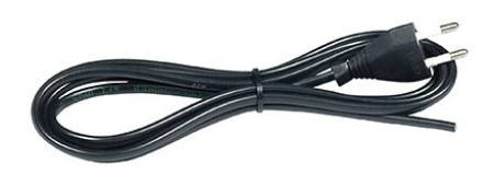 Commel prikljucni kabl za rasvetu sa sklopkom, crni, 2m h03vvh2-f 2x0,75 ( c0113 )
