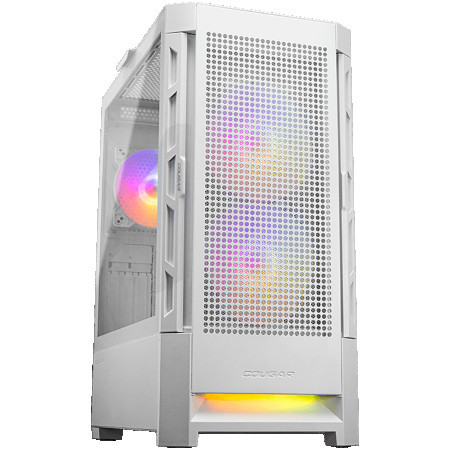 Cougar Duoface RGB white PC case mid tower ARGB fans ( CGR-5ZD1W-RGB ) - Img 1