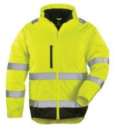 Coverguard 2u1 signalizirajuća zaštitna hi-viz jakna extra hi-way žuta veličina l ( 7hwxyl )