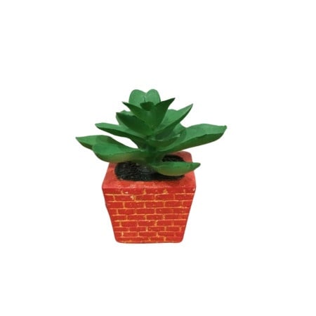 Dekordom cvet u saksiji - succulent cube 654 - n44 ( 024277 )