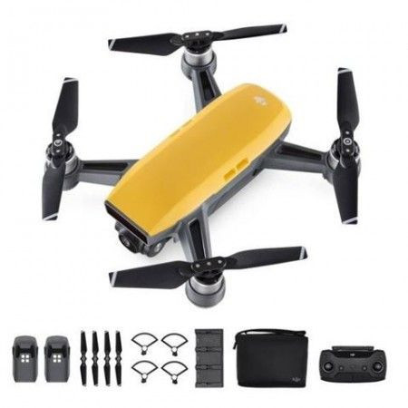 DJI DRON SPARK Fly More Combo, Sunrise Yellow ( 0562007 ) - Img 1