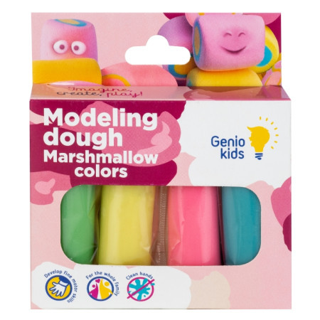Dream makers igračka plastelin, 4 marshmallow boje ( A073524 )